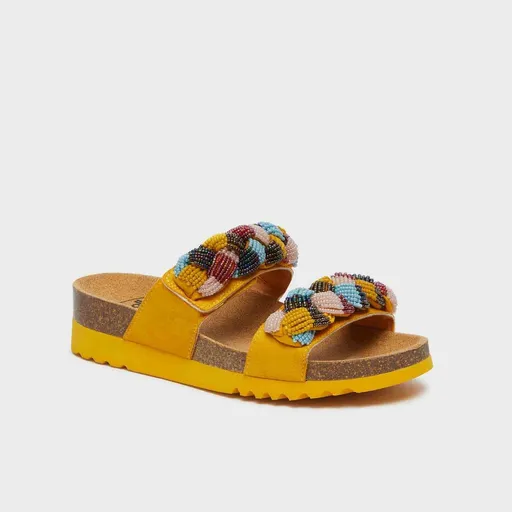 Scholl Pantofle Nice žlutá, vel. 38, 38 EU