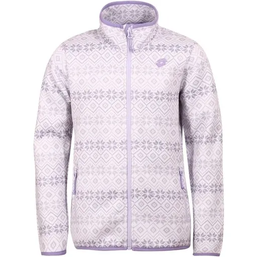 Lotto VLOCKA Dívčí mikina svetrového vzhledu, světle modrá, velikost 128-134