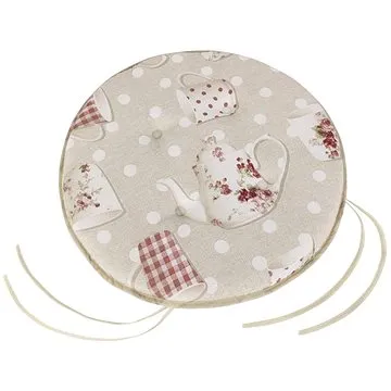 Bellatex EMA kulatý hladký - průměr 40 cm, výška puru 3 cm - hrnek s konvičkou (5110)