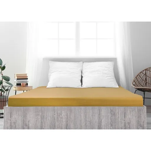 4Home jersey prostěradlo Ideál hořčicová, 160 x 200 cm