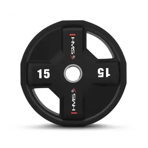 HMS TPC15 Olympijský kotouč, černá, velikost 15 KG