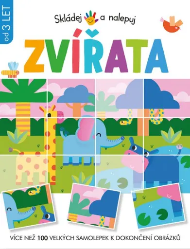 Skládej a nalepuj Zvířata