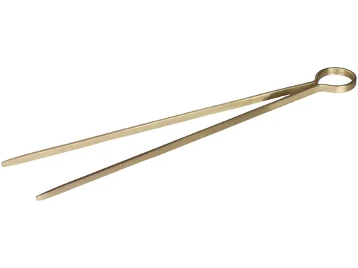 Mosazná kovová pinzeta na jídlo - 4*26cm Chic Antique