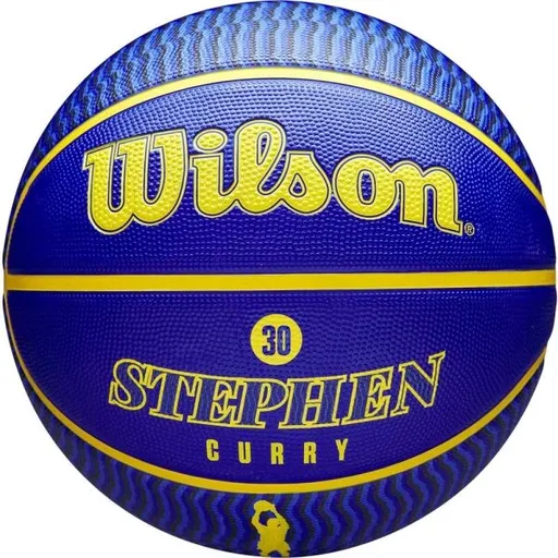 Wilson NBA PLAYER ICON OUTDOOR STEPHEN CURRY Basketbalový míč, modrá, velikost