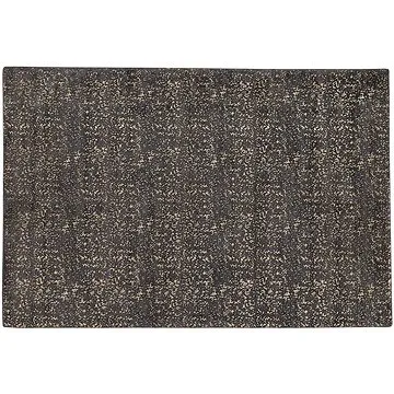 Koberec z viskózy 160x230 cm šedo-zlatý ESEL, 199013 (beliani_199013)