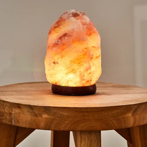 Himálajská solná lampa se změnou barev