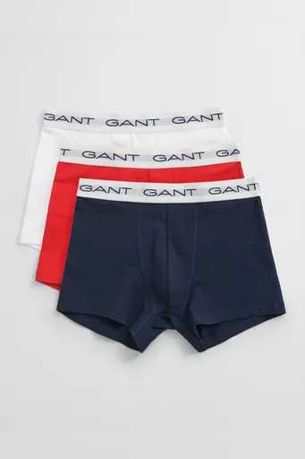SPODNÍ PRÁDLO GANT TRUNK 3-PACK MULTICOLOR