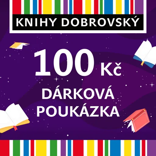 Knihomolská elektronická dárková poukázka 100 Kč