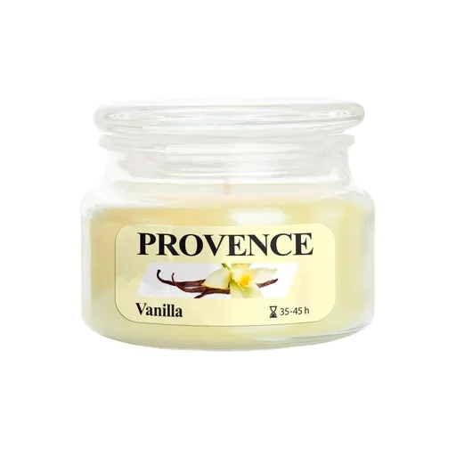 Provence Svíčka ve skle s víčkem Vanilka 200 g