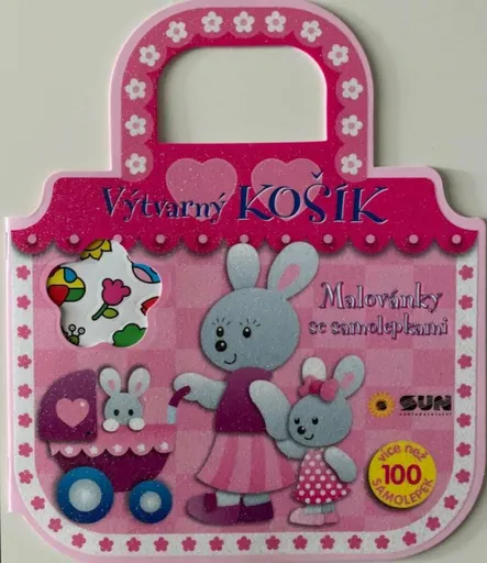 Výtvarný košík - Malovánky samolepky