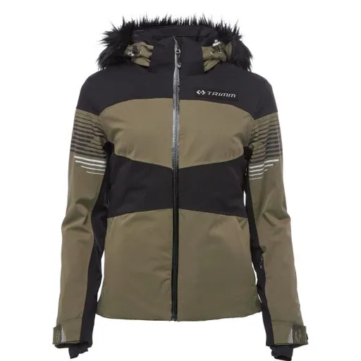 TRIMM VALONA Dámská lyžařská bunda, khaki, velikost