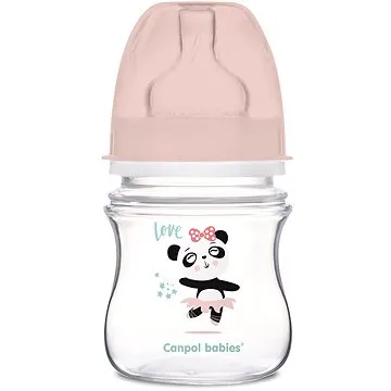 Canpol babies EXOTIC ANIMALS 120 ml růžová (5901691812949)
