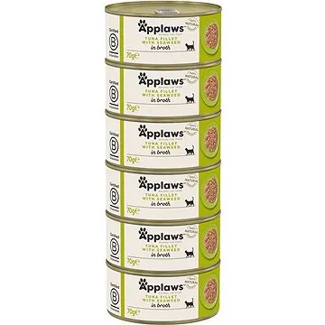 Applaws konzerva Tuňák s mořskými řasami 6 × 70 g (5060481891097)