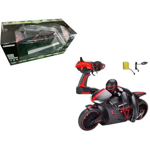 RC motorka 2,4 GHz červené