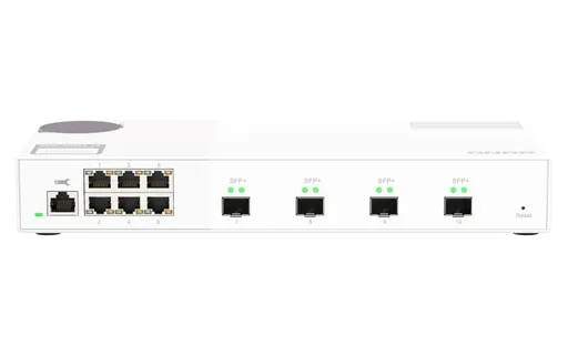 QNAP řízený switch QSW-M2106-4S (6x 2,5GbE RJ45 a 4x 10GbE SFP+)