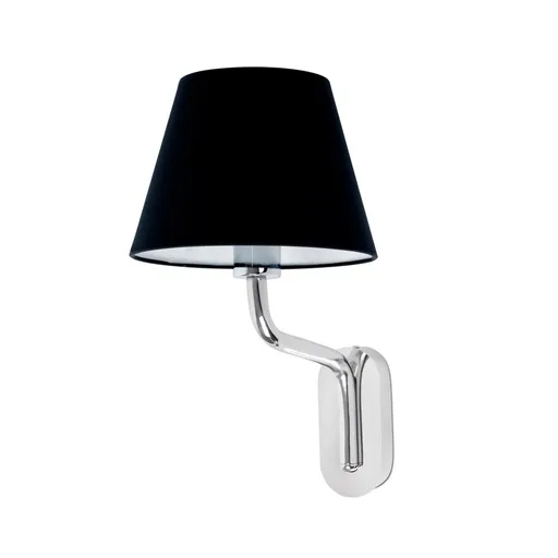 FARO ETERNA nástěnná lampa, chrom/černá