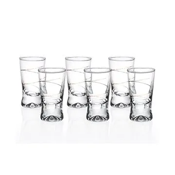 Glasmark Sada 6 panáků na vodku se zlatou spirálou - 25ml (G57-0090-0025-3008-00)