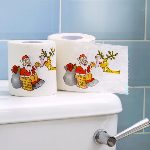 2 role vánočního toaletního papíru