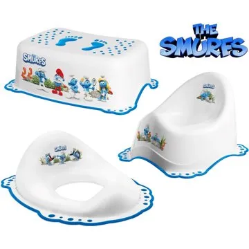 MALTEX vanička s ventilem medvídek 84 cm, modrá (5903067008833)