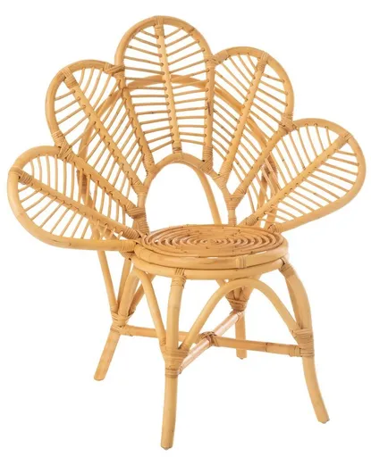 Přírodní ratanová židle Flower Rattan Natural - 97*54*95 cm J-Line by Jolipa