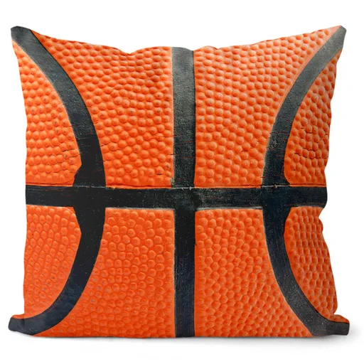 Polštář Basketbalový míč (Velikost: 55 x 55 cm)