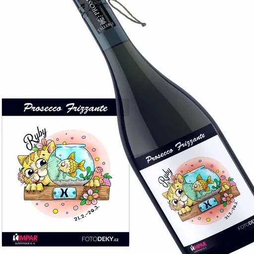 Víno Kočičí znamení – ryby (Druh Vína: Prosecco)
