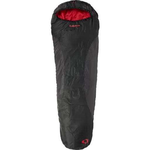 LOAP SOLLE Spací pytel, černá, velikost 220 cm - levý zip