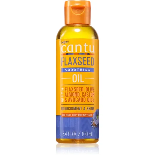 CANTU FlaxSeed Smoothing Oil hydratační a vyživující olej na vlasy 100 ml