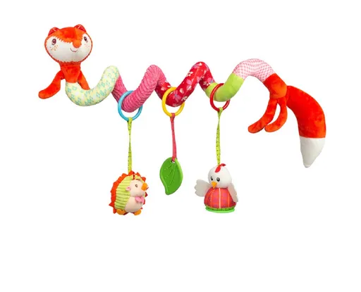 SENSILLO Edukační, kontrastní spirála Colorful - Liška