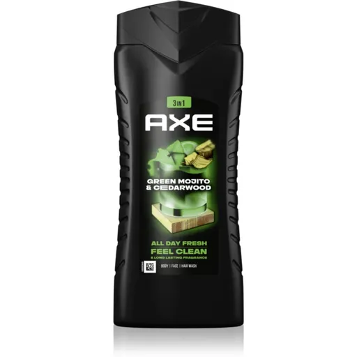 Axe Mojito & Cedarwood sprchový gel na obličej, tělo a vlasy 400 ml