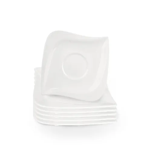 Orion Sada porcelánových podšálků Mona Musica, 13,7 x 13,7 cm, 6 ks