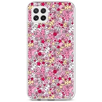 TopQ Samsung A22 silikon Pink Bunnies 65158 (Sun-65158)
