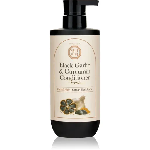 DAENG GI MEO RI Black Garlic & Curcumin Treatment pečující kondicionér pro hustotu vlasů a ochranu proti lámavosti 500 ml
