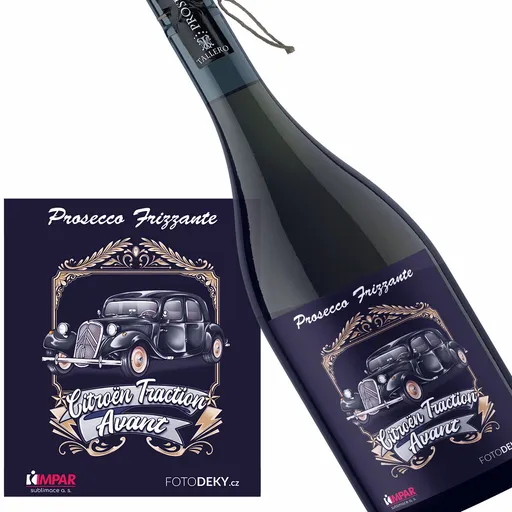 Víno Citröen Traction Avant black (Druh Vína: Prosecco)