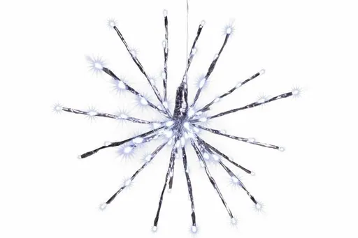 Nexos 33224 Vánoční osvětlení - meteorický déšť - studená bílá, 80 LED, 40 cm