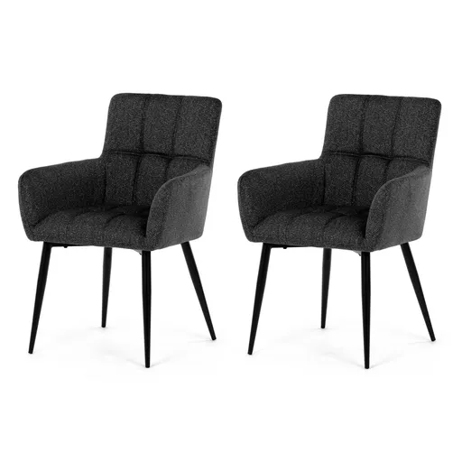 Sada jídelních židlí DCH-P3146 GREY2, 2 ks