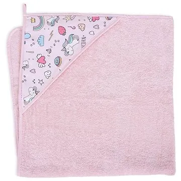 CEBA osuška s kapucí Froté Printed Line 100 × 100 cm - Unicorn Ceba (5907672328300)