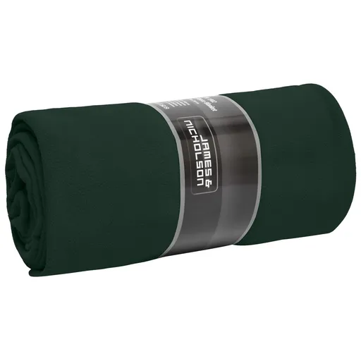 James & Nicholson (Daiber) Velká fleecová deka JN1902 - Tmavě zelená