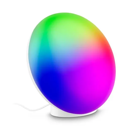 BRILONER Tara stolní lampička - 6W, 240lm, stmívatelné, LED, dálkový ovladač, RGBIC, CCT, bílá 7665016