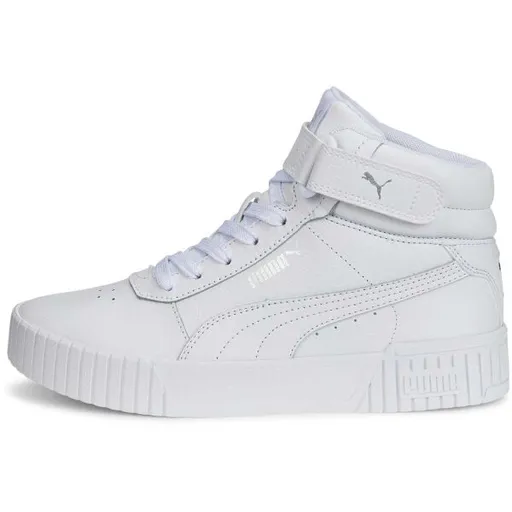 Puma CARINA 2.0 MID JR Dětské tenisky, bílá, velikost 35.5
