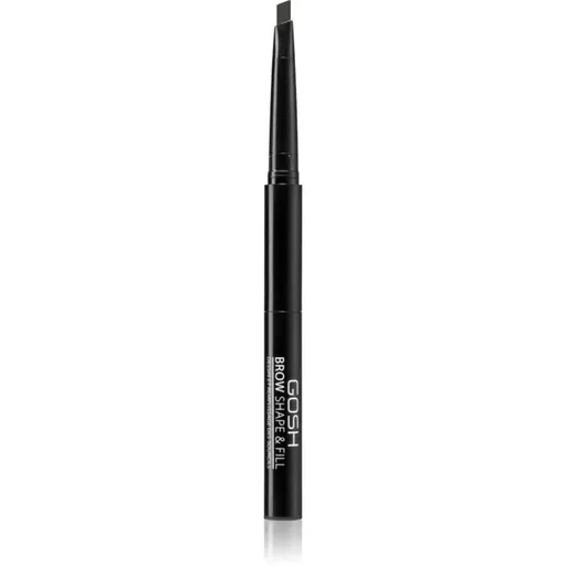 Gosh Brow Shape & Fill oboustranná tužka na obočí odstín 002 Greybrown 0.5 g