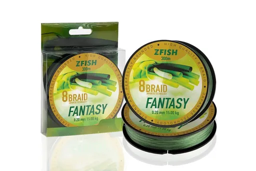 Zfish Šňůra Fantasy 8-Braid 300m,Zfish Šňůra Fantasy 8-Braid 300m