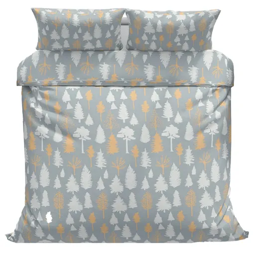 Povlečeme vše Bavlněné povlečení Stromky šedé 140x200, 70x90 cm