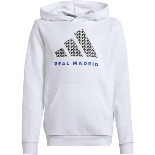 adidas REAL MADRID KIDS HD Dětská mikina, bílá, velikost