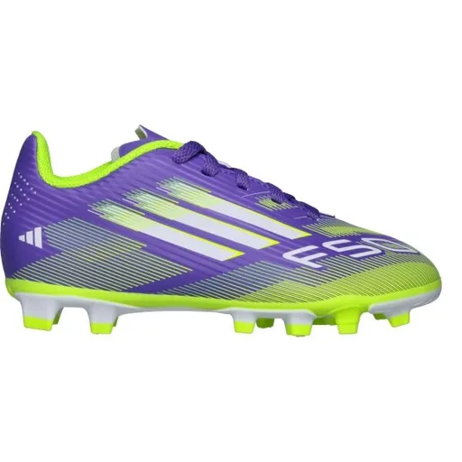 adidas F50 CLUB FG/MG J Dětské kopačky, fialová, velikost 38