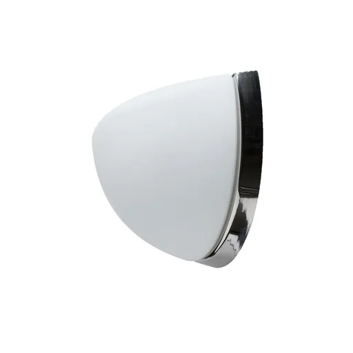 OSMONT NEL59951 NELA DL1 nástěnné skleněné svítidlo nerez leštěná / bílá IP43 4000 K 7W LED