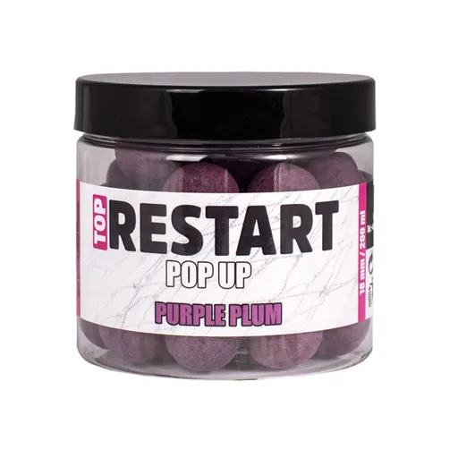 LK Baits Pop-up Top ReStart Purple Plum - 18mm 200ml,LK Baits Pop-up Top ReStart Purple Plum - 18mm 200ml