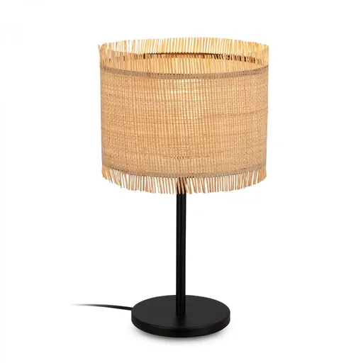 BRILONER Borra stolní lampa, stínidlo ze slámy, přírodní 7854014