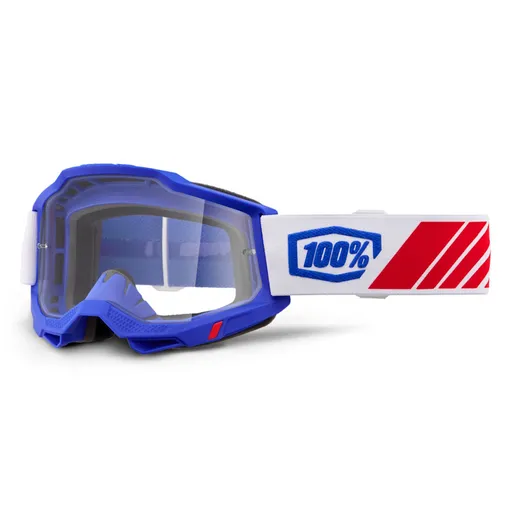Motokrosové brýle 100% Accuri 2 Kolby modrá, čiré plexi