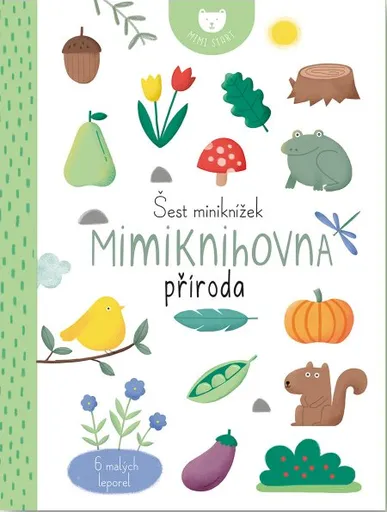 6 miniknížek -  Mimiknihovna příroda